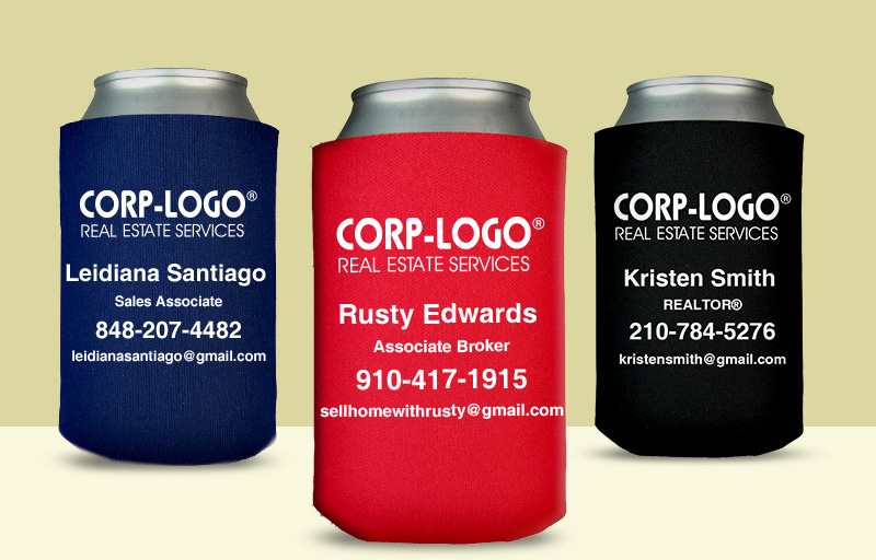 Crye-Leike Realtors Real Estate Economy Can Coolers - Crye-Leike Realtors personalized promotional products | BestPrintBuy.com