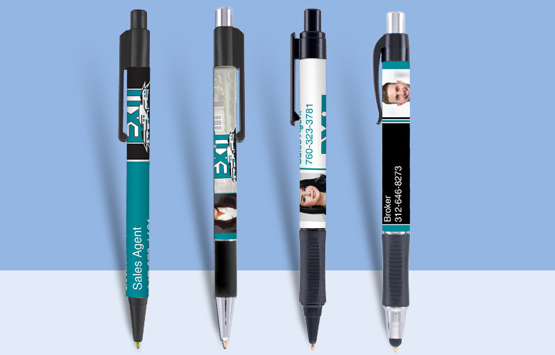 Exit Realty Real Estate Pens - Exit Realty approved vendor personalized promotional products | BestPrintBuy.com