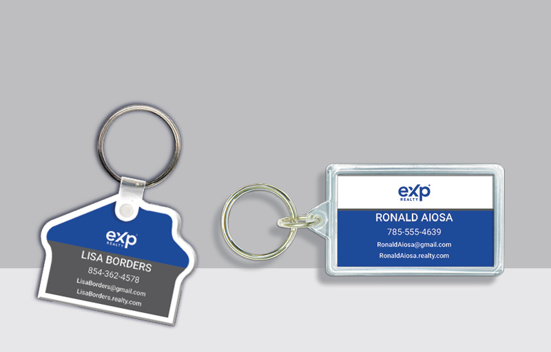 eXp Realty Real Estate Key Tags - KW approved vendor promotional products | BestPrintBuy.com
