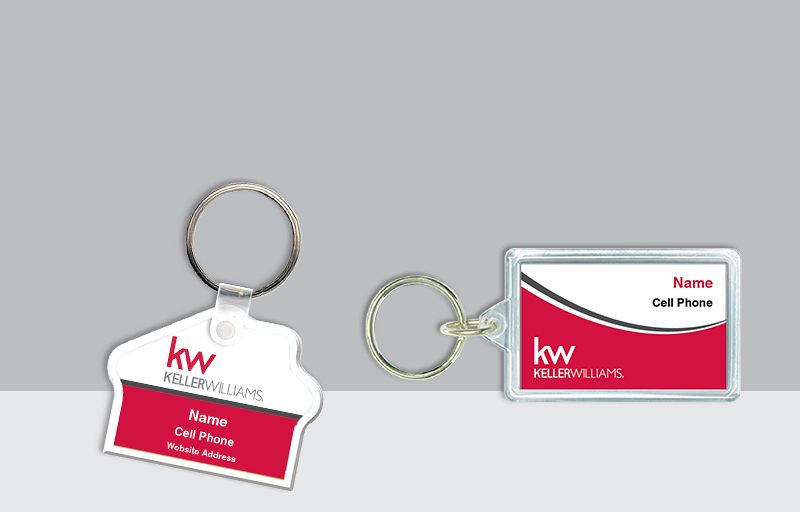 Keller Williams Real Estate Key Tags - KW approved vendor promotional products | BestPrintBuy.com
