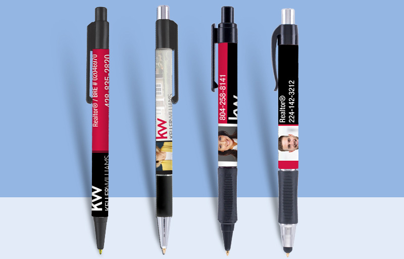 Keller Williams Real Estate Pens - KW approved vendor personalized promotional products | BestPrintBuy.com