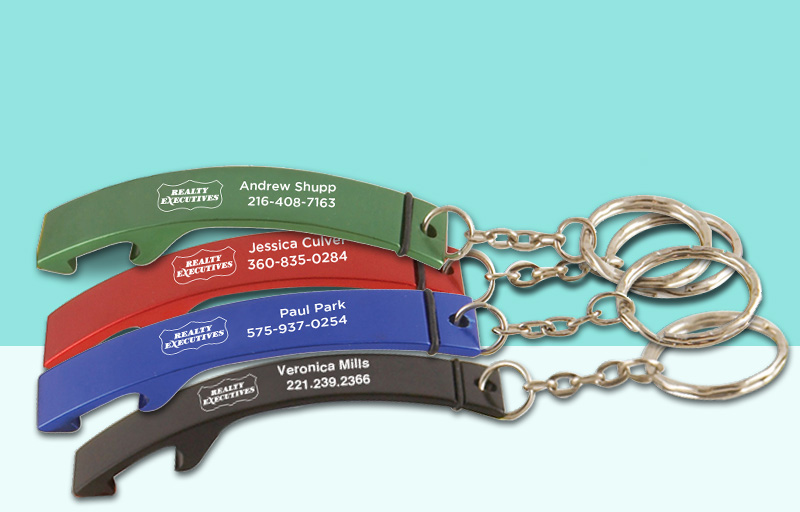 Realty Executives Real Estate Bottle Opener - Realty Executives personalized promotional products | BestPrintBuy.com