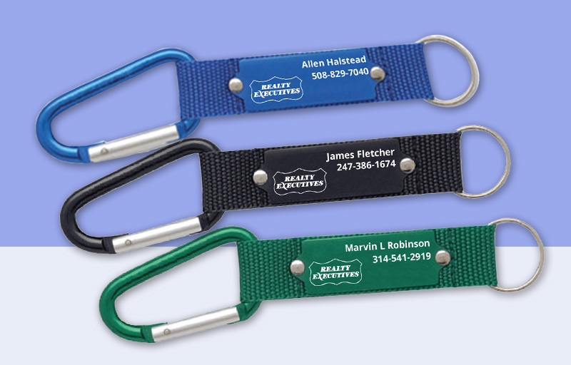 Realty Executives Real Estate Carabiner - Realty Executives personalized promotional products | BestPrintBuy.com