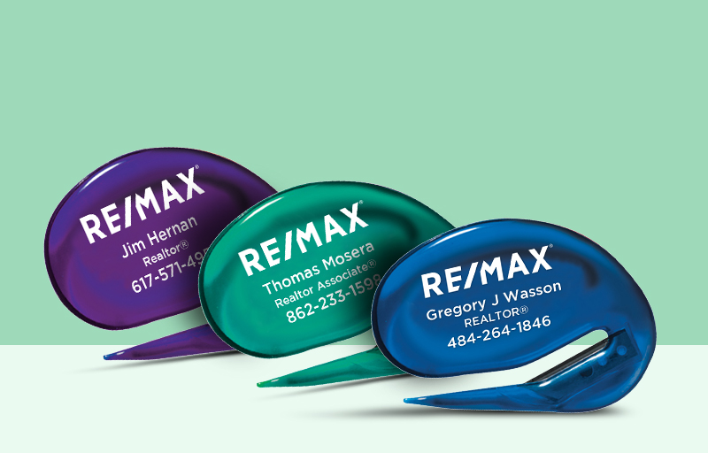 RE/MAX Real Estate Letter Openers - RE/MAX personalized promotional products | BestPrintBuy.com