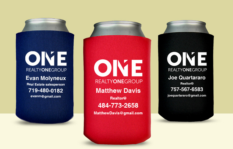 Realty One Group Real Estate Economy Can Coolers - Realty One Group personalized promotional products | BestPrintBuy.com