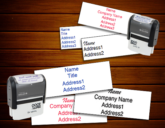 Keller Williams Return Address Rubber Stamps