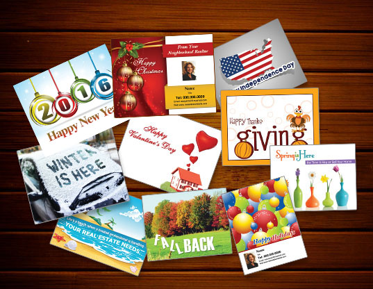 Real estate greeting cards