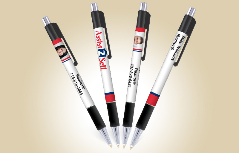 Assit2Sell Real Estate Colorama Grip Pens - promotional products | BestPrintBuy.com