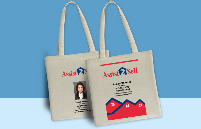Assist2Sell Real Estate Tote Bags -promotional products | BestPrintBuy.com