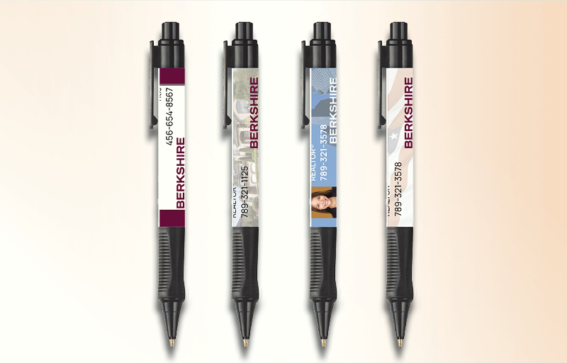 Berkshire Hathaway Real Estate Grip Write Pens - promotional products | BestPrintBuy.com