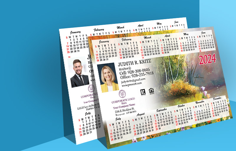 Berkshire Hathaway Real Estate Full Calendar Magnets - Horizontal - 5.5