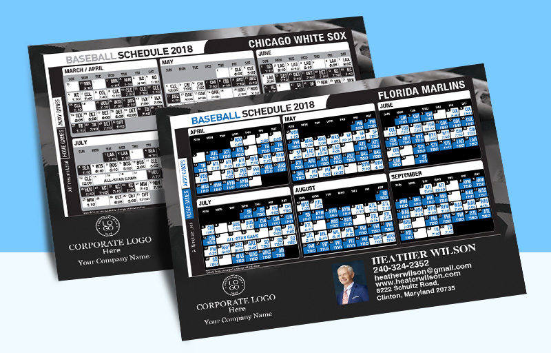 Berkshire Hathaway Real Estate Full Magnet Baseball Schedules - BHHS  personalized realtor marketing materials | BestPrintBuy.com