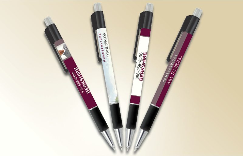 Berkshire Hathaway Real Estate Colorama Grip Pens - promotional products | BestPrintBuy.com
