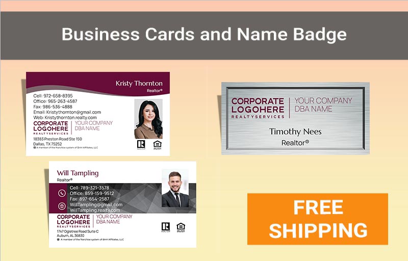 Berkshire Hathaway Real Estate Silver Agent Package - personalized business cards, letterhead, envelopes and note cards | BestPrintBuy.com