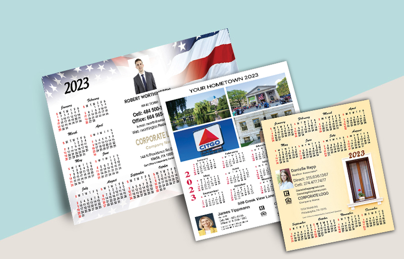 Century 21 Real Estate Full Calendar Magnets - Horizontal - 5.5