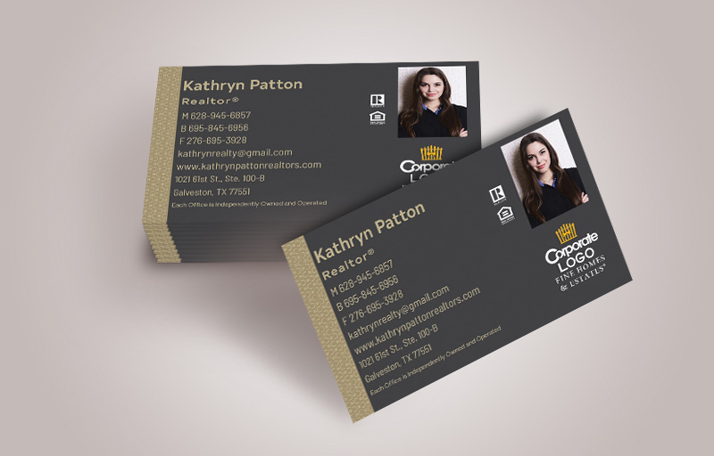 home business card template 8.5x11 .ai