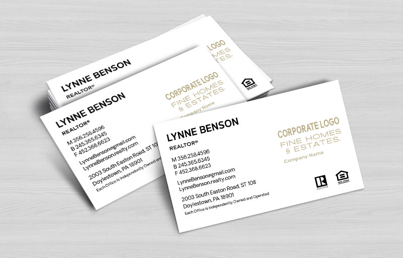 Century 21 Real Estate Fine Homes Business Card Labels Without Photo - Century 21 marketing materials | BestPrintBuy.com