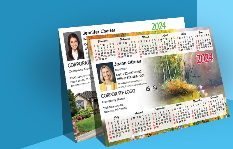 Century 21 Real Estate Full Calendar Magnets - Horizontal - 5.5