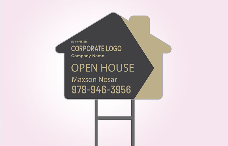 Century 21 Real Estate Open House/Directional Sign Units - Century 21  real estate signs | BestPrintBuy.com
