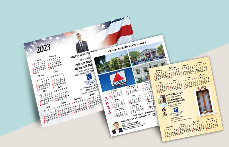 Coldwell Banker Real Estate Full Calendar Magnets - Horizontal - 5.5