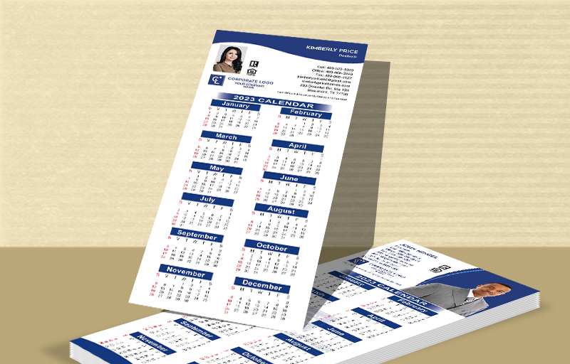 Coldwell Banker Real Estate Business Card Calendar Magnets - Coldwell Banker  2019 calendars with photo and contact info, 3.5” x 8.5” | BestPrintBuy.com