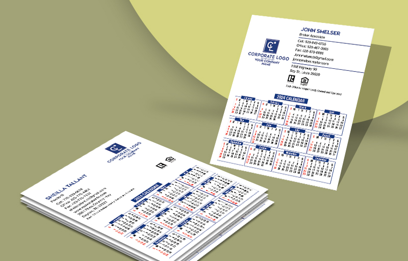 Coldwell Banker Real Estate Business Card Mini Calendar Magnets Without Photo - Coldwell Banker  personalized marketing materials | BestPrintBuy.com