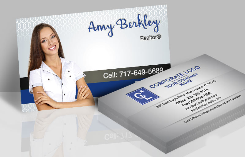 Coldwell Banker Real Estate Spot UV (Gloss) Raised Business Cards - Luxury Raised Printing & Suede Stock Business Cards for Realtors | BestPrintBuy.com