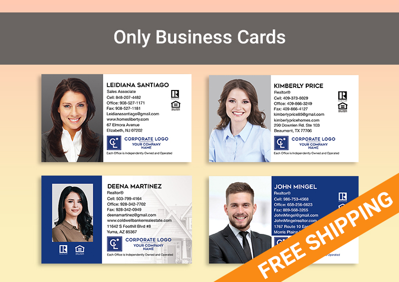 Coldwell Banker Real Estate Gold Agent Package - personalized business cards, letterhead, envelopes and note cards | BestPrintBuy.com