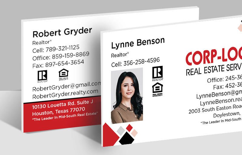 Crye Leike Real Estate Ultra Thick Business Cards - Thick Stock & Matte Finish Business Cards for Realtors | BestPrintBuy.com