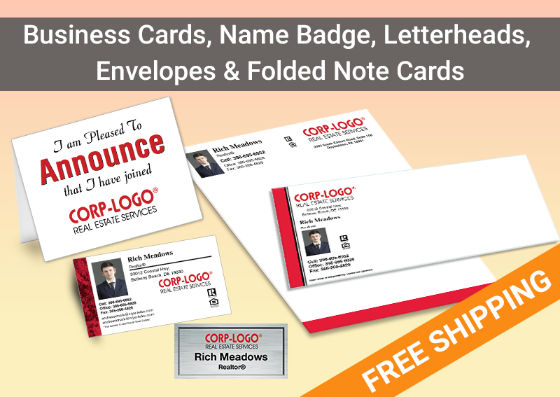 Crye-Leike Real Estate BC Agent Package - Crye-Leike approved vendor personalized business cards| BestPrintBuy.com