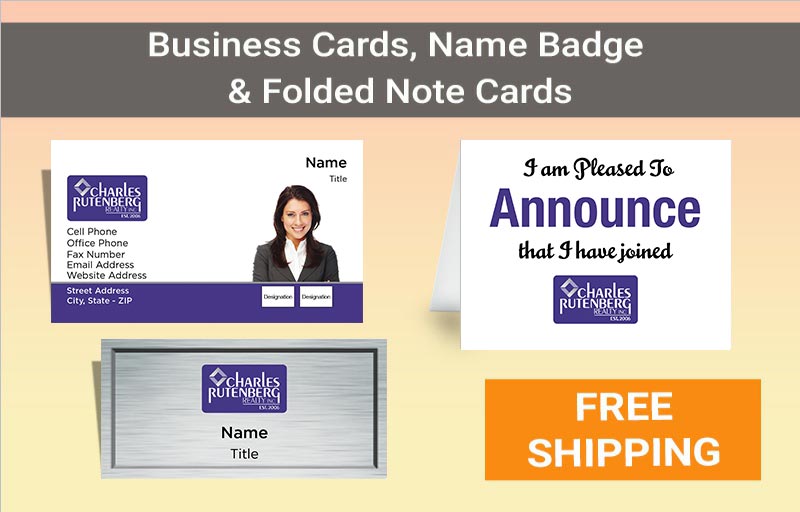 Charles Rutenberg Real Estate BC Agent Package - Charles Rutenberg approved vendor personalized business cards| BestPrintBuy.com