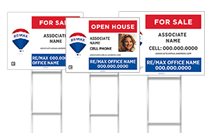 18 H X 24 W Corrugated Yard Sign & Stake