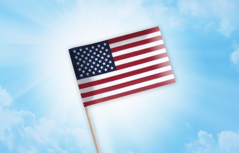 Realty Executives Real Estate American Stick Cotton Flags | BestPrintBuy.com