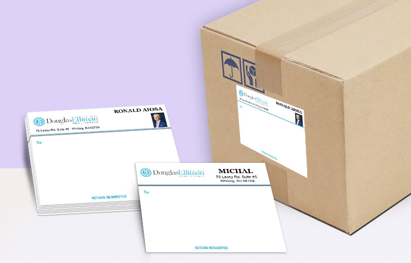 Douglas Elliman Real Estate Shipping Labels - Douglas Elliman Real Estate personalized mailing labels | BestPrintBuy.com