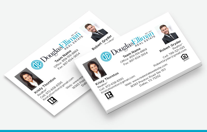 Douglas Elliman Real Estate Team Business Card Magnets - Douglas Elliman Real Estate personalized marketing materials | BestPrintBuy.com
