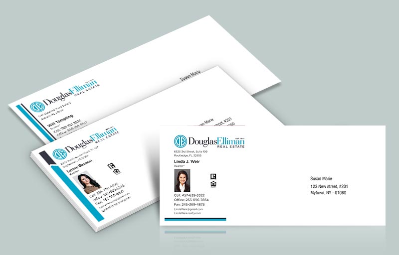 Douglas Elliman Real Estate #10 Envelopes - Custom #10 Envelopes Stationery for Realtors | BestPrintBuy.com