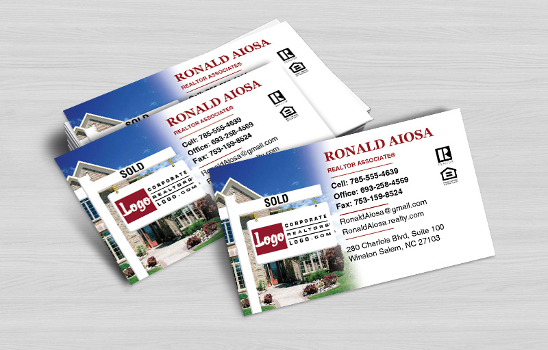 Ebby Halliday Realtors Real Estate Business Cards Without Photo - Ebby Halliday Realtors marketing materials | BestPrintBuy.com