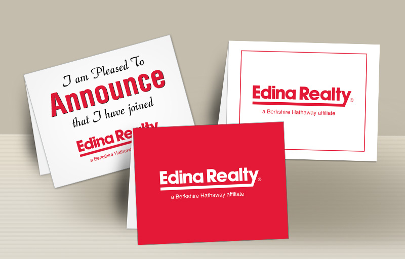 Edina Realty Real Estate Blank Folded Note Cards -  stationery | BestPrintBuy.com