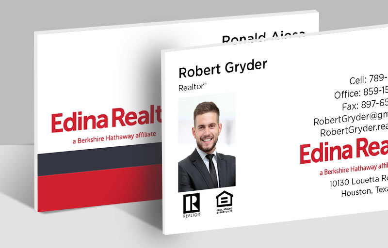 Edina Realty Real Estate Ultra Thick Business Cards - Thick Stock & Matte Finish Business Cards for Realtors | BestPrintBuy.com