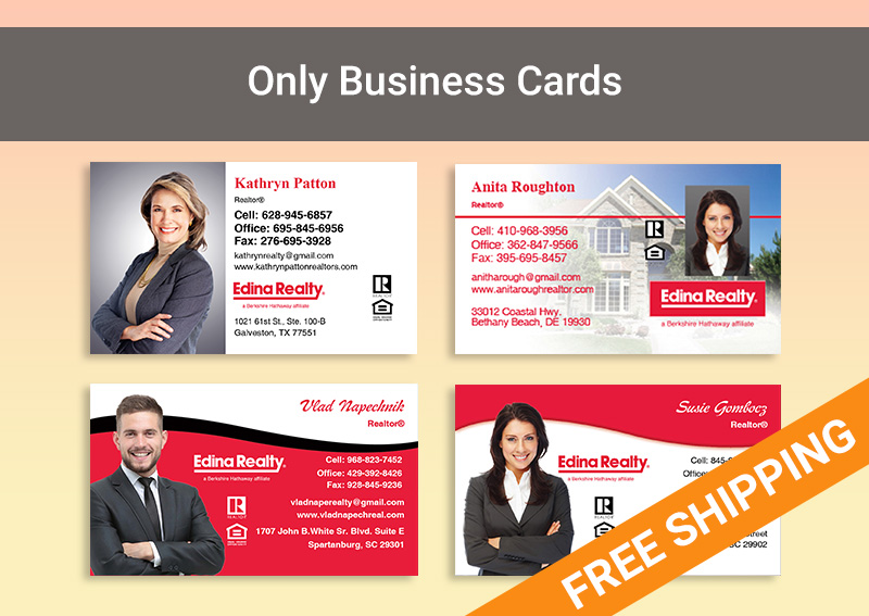 Edina Realty Real Estate Gold Agent Package - Edina Realty approved vendor personalized business cards, letterhead, envelopes and note cards | BestPrintBuy.com