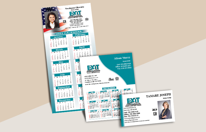 Exit Realty Real Estate Business Card Magnets - Exit Realty  magnets with photo and contact info | BestPrintBuy.com