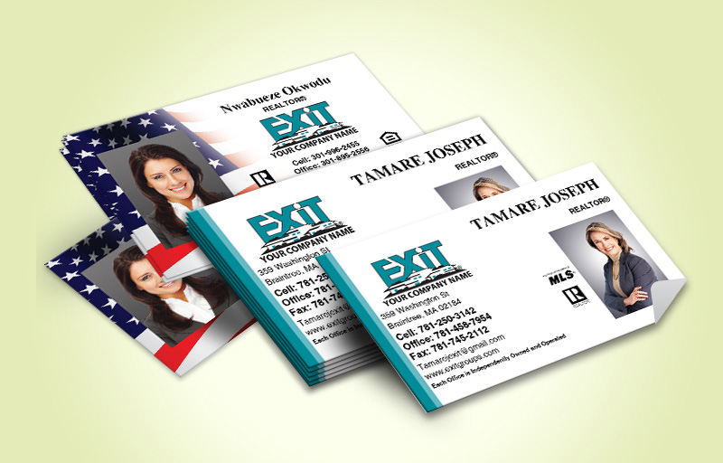 Exit Realty Business Card Labels With Photo - Exit Realty Approved Vendor marketing materials | BestPrintBuy.com