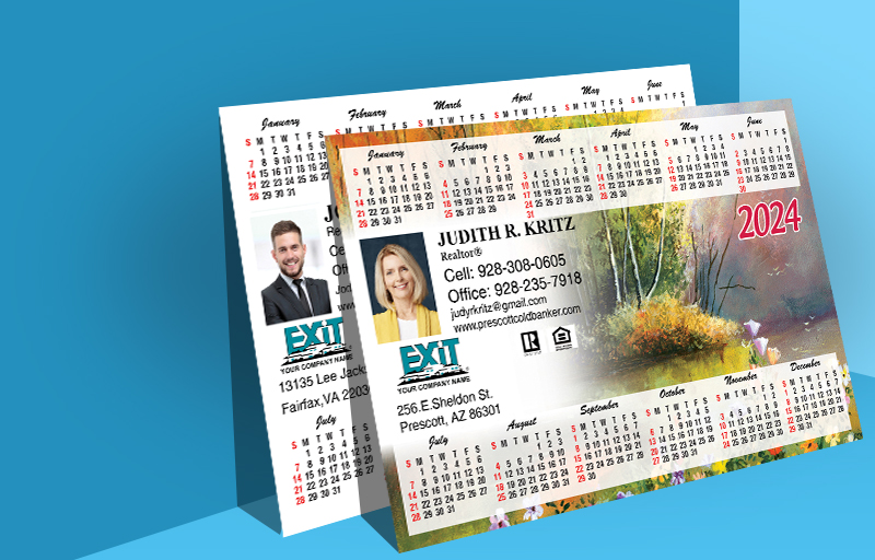 Exit Realty Real Estate Full Calendar Magnets 5.5