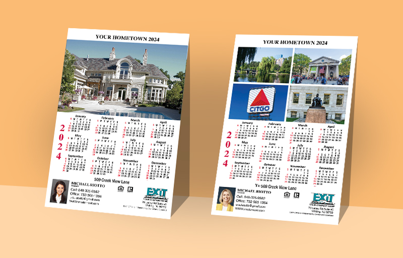 Exit Realty Real Estate Full Calendar Magnets With Photo Option - Exit Realty approved vendor 2019 calendars | BestPrintBuy.com