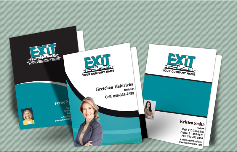 Exit Realty Real Estate Custom Presentation Folders - custom folders | BestPrintBuy.com