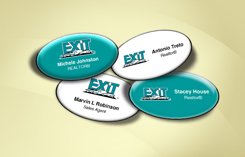 Exit Realty Real Estate Spot UV (Gloss) Raised Business Cards -  Luxury Raised Printing & Suede Stock Business Cards for Realtors | BestPrintBuy.com