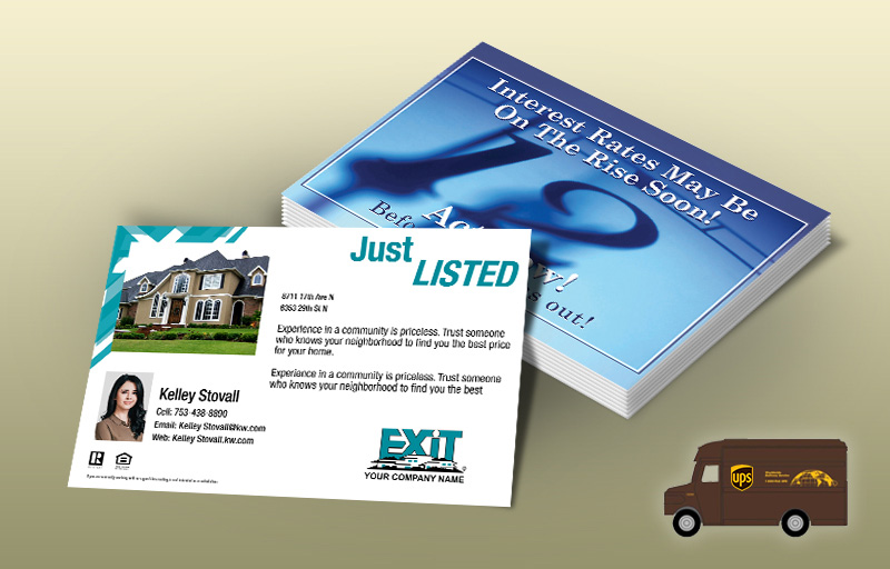 Exit Realty Real Estate EDDM Postcards - personalized Every Door Direct Mail Postcards | BestPrintBuy.com