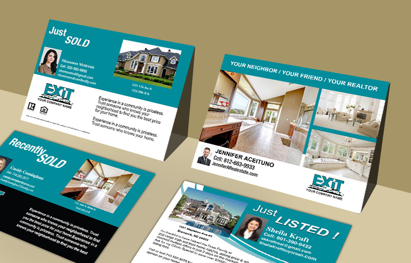 Exit Realty Property EDDM Postcards - Exit Realty approved vendor postcard templates and direct mail services | BestPrintBuy.com