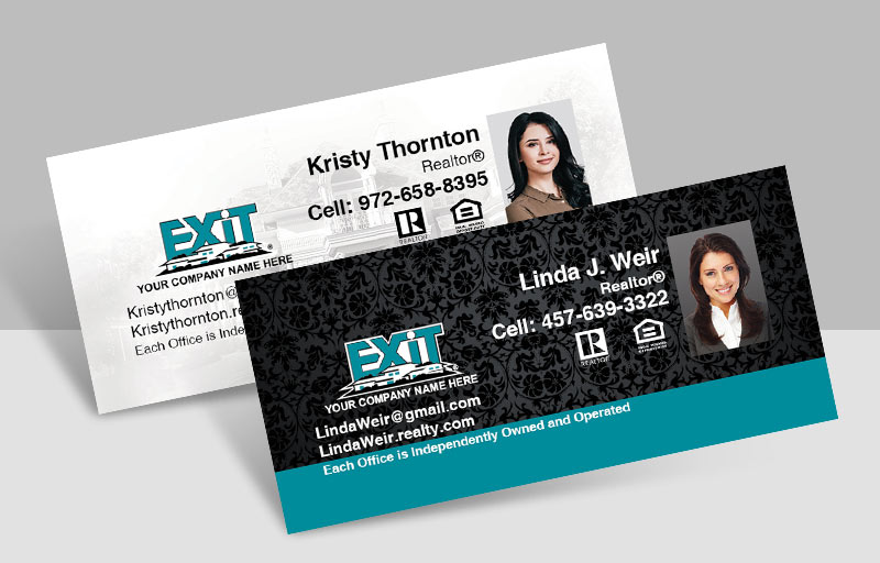 Exit Realty Real Estate Mini Business Cards - Unique Business Cards on 16 Pt Stock for Realtors | BestPrintBuy.com