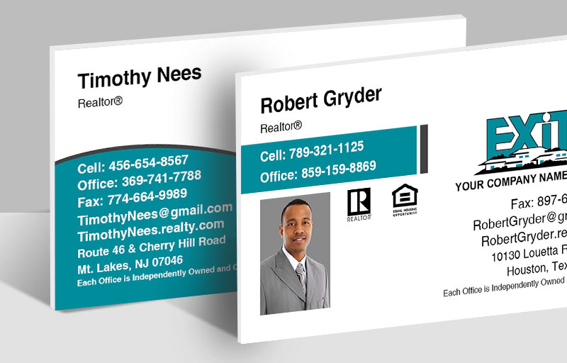 Exit Realty Real Estate Ultra Thick Business Cards - Thick Stock & Matte Finish Business Cards for Realtors | BestPrintBuy.com